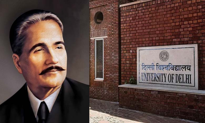 Delhi University Vice Chancellor Yogesh Singh refuses to teach about works of Allama Iqbal Delhi University