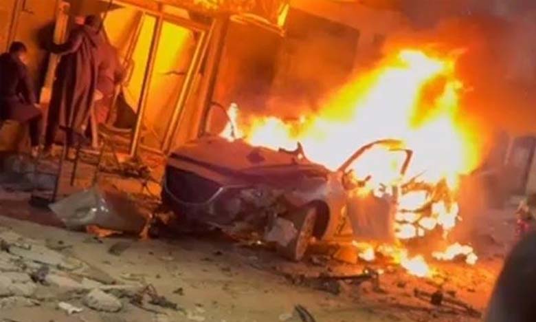 Two Hamas Mujahideen were martyred in the Israeli attack