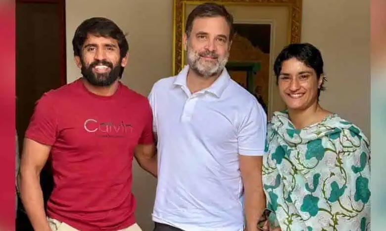 Haryana polls: Bajrang Punia, Vinesh Phogat to contest on Congress ticket