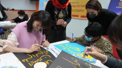 Urdu calligraphy training