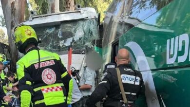 A truck was driven over soldiers near the Mossad headquarters in Israel Five dead and dozens injured