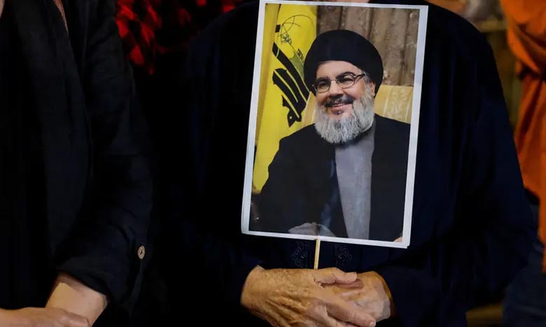Hasan Nasrallah's temporary burial at a secret location