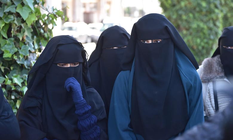 In Morocco burqa-wearing girls were barred from entering school