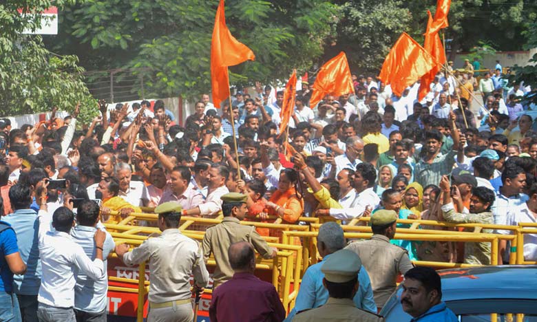 In support of the cursed Yeti Narsinghananda Hindutva organizations announced a Mahapanchayat in Ghaziabad on October 13