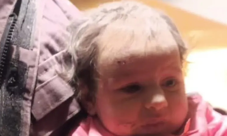 The picture of the girl who miraculously survived the Israeli attack made everyone sad