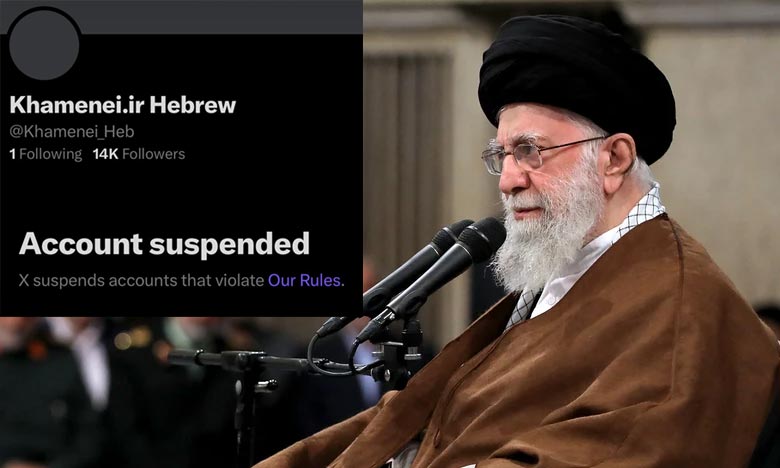 X suspends Iranian Supreme Leader Khamenei’s Hebrew account