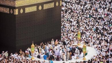 Announcement of separate timings for men and women to pay Nawafal in Hatim