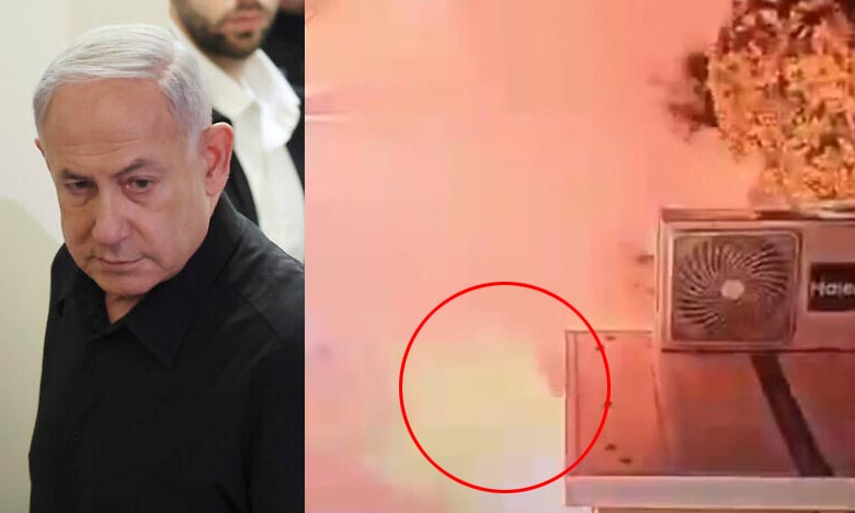 Attack on Israeli Prime Minister Netanyahus home Fireballs hit courtyard second target in a month