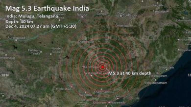 Earthquake tremors felt in Telangana and Maharashtra magnitude 5.3 on the Richter scale