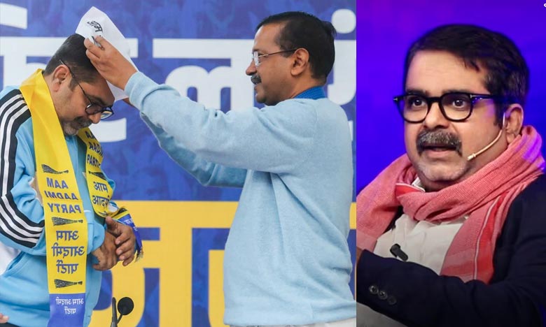 Famous teacher and motivational speaker Awadh Ojha joins Aam Aadmi Party