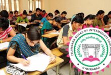 Important information for Telangana Intermediate students Exam schedule released