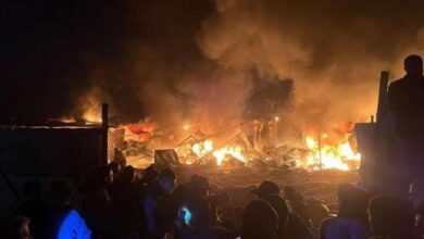 Israeli soldiers bombed and burned homeless women and children alive in tents