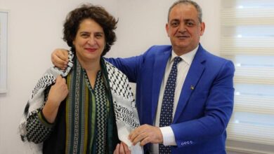 Palestinian Ambassador meets Priyanka Gandhi Congratulations on her victory in Wayanad by-election